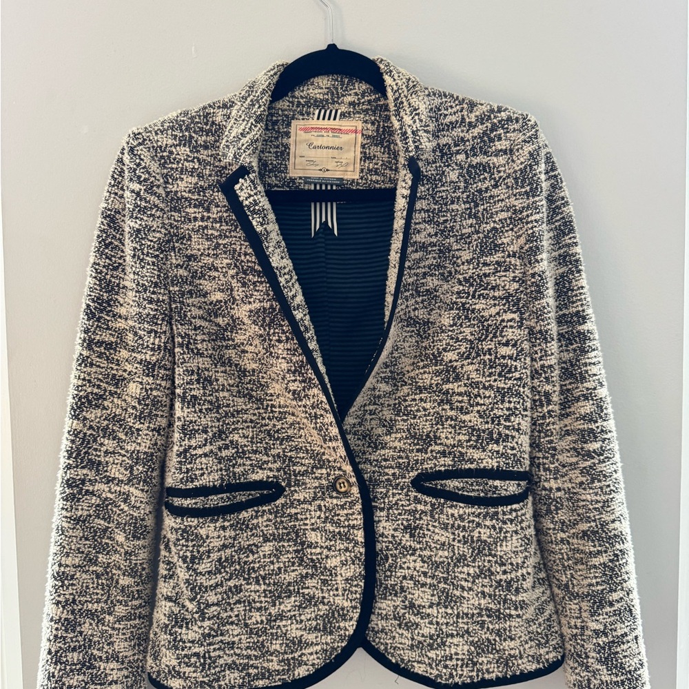 Anthropologie Cartonnier Tweed Blazer